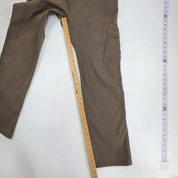 Gorpcore prAna Stretch Zion Straight Pants Men’s 35x32 Brown Hiking - Picture 11 of 13